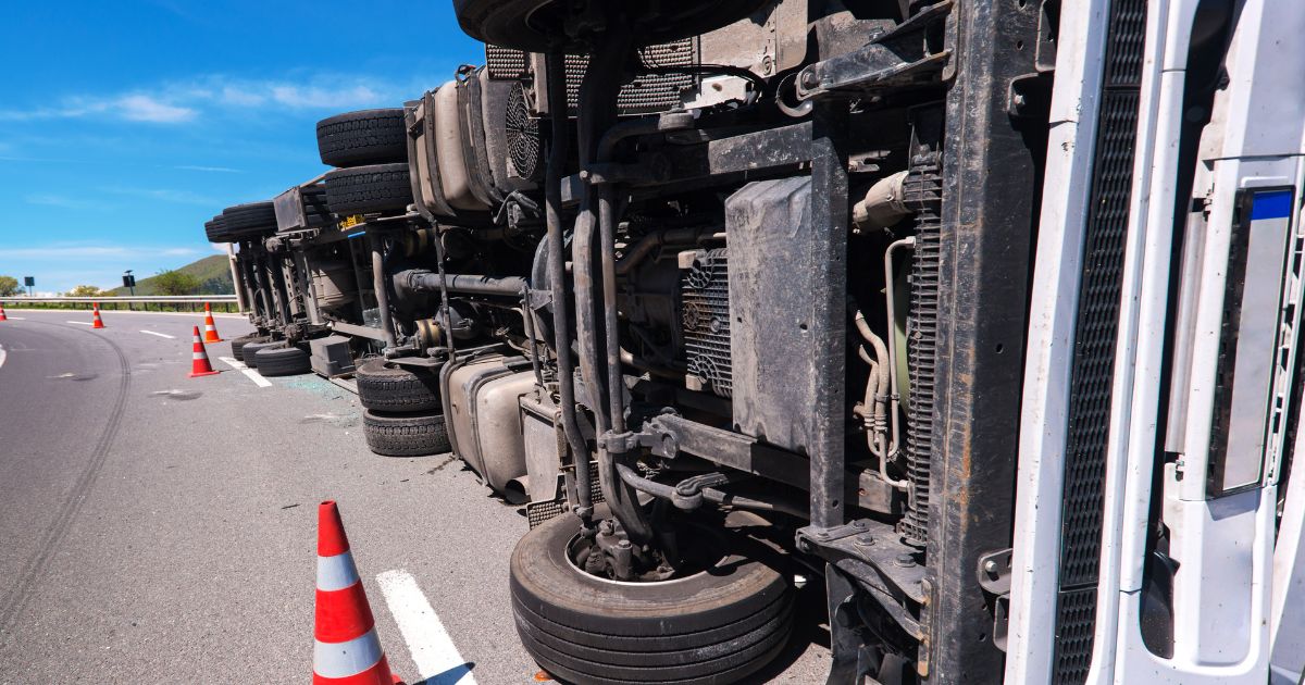 truck crash on transmountain road in el paso texas